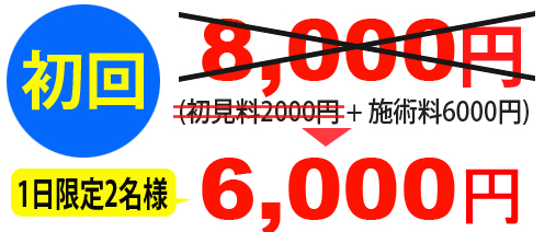 初回７５００円